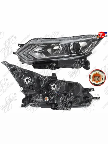 Фара Nissan Qashqai 17-22 (Слева) DEPO 215-11AKL-LDEM2