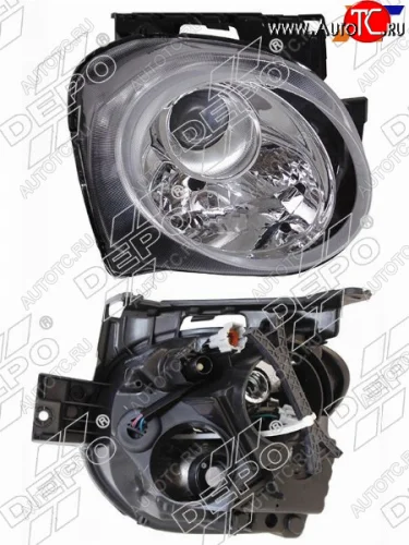Фара NISSAN JUKE 14-20 RH под электрокорректор (Евросвет) DEPO 215-11H3R-LD-EM
