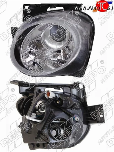 Фара NISSAN JUKE 14-20 LH под электрокорректор (Евросвет) DEPO 215-11H3L-LD-EM