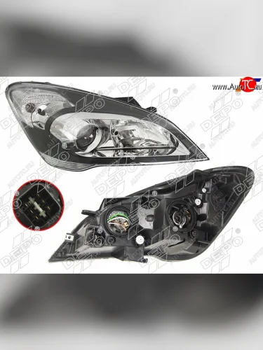 Фара KIA CEEDPRO-CEED 10-12 RH под электрокоректор DEPO 223-1135R-LDEM2