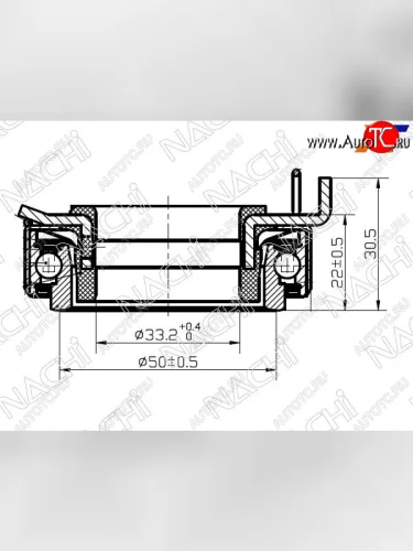 Выжимная муфта сцепления TOYOTA 1E2E3E4E5E3A4A2SZ NACHI 50SCRN31P-4