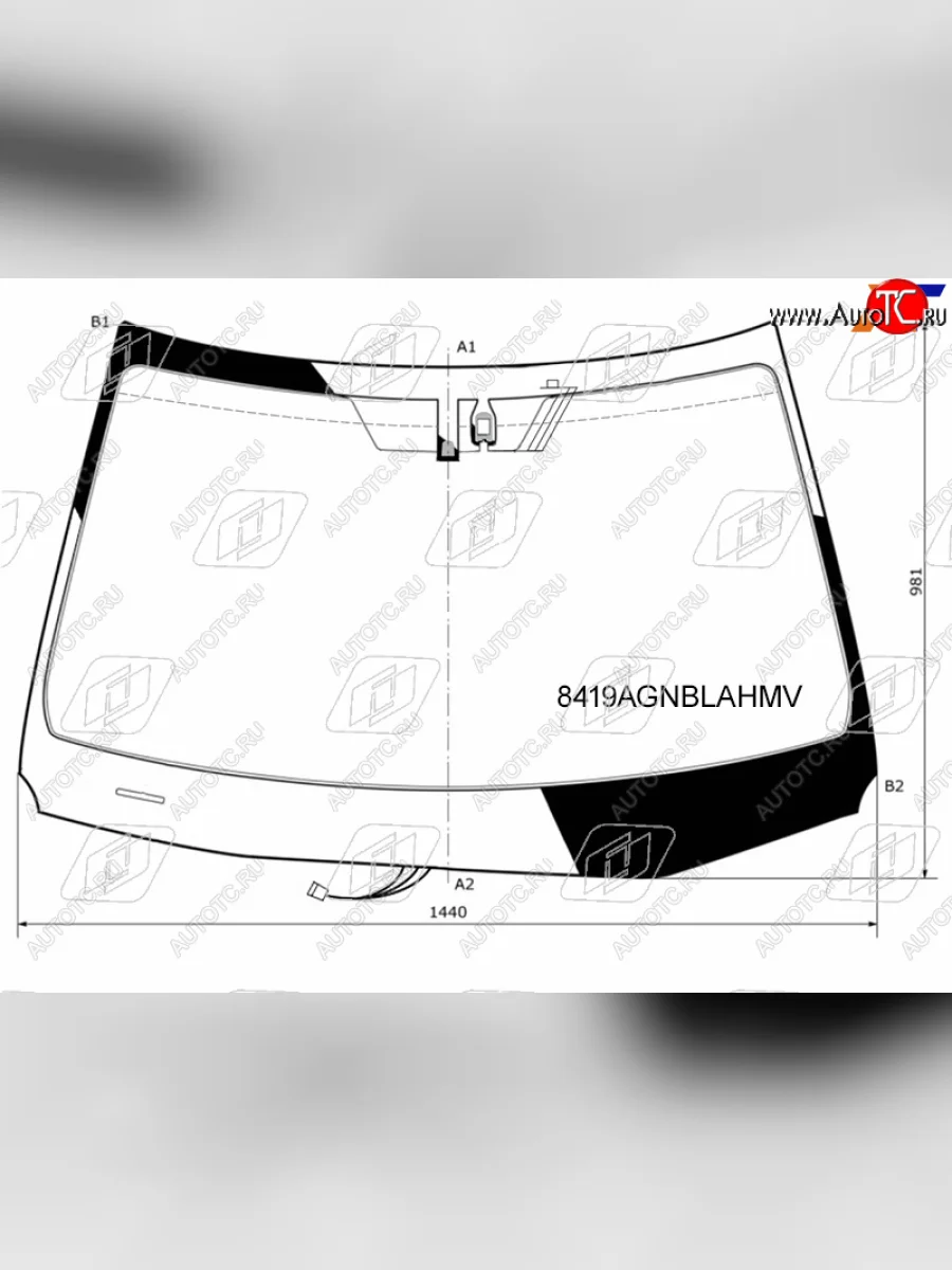 Стекло лобовое (обогрев, щеток, датчик дождя, антенна) FUYAO Lexus NX200 Z10 дорестайлинг (2014-2017) (зеленое)  с доставкой в г. Керчь