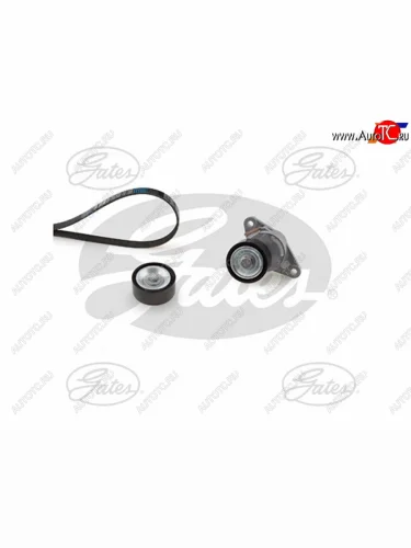 Ремкомплект приводного ремня RENAULT LOGAN K4MK7M (AC+ГУР) GATES K016PK1823XS