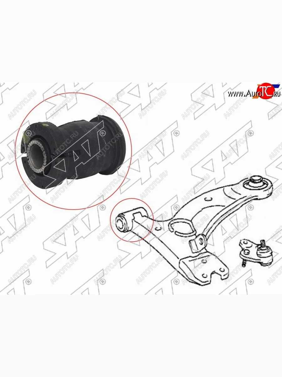 Сайлентблок Chery Tiggo T11 05-16  Geely Atlas 16-22  Mitsubishi ASX 10-20  Lancer 02-17  Outlan SAT ST-48654-42030  в Керчи Республика Крым