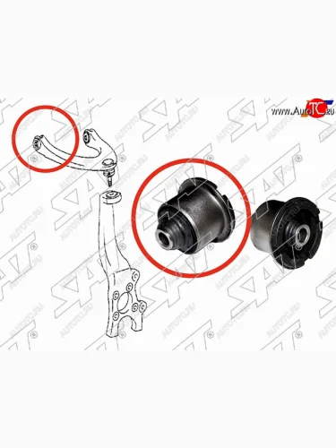 Сайлентблок Toyota Crown 91-01  Lexus GS 97-04  Toyota Aristo 91-04 SAT ST-48610-39085B