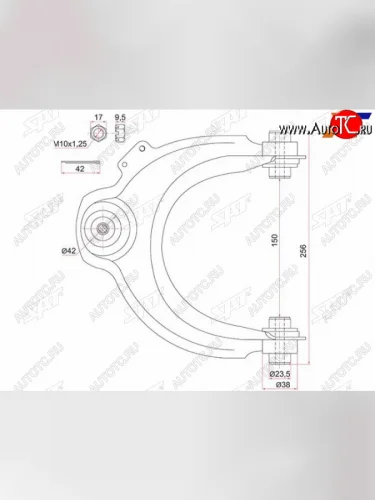 Рычаг передний верхний HONDA ACCORD 02-LH SAT ST-51460-SDA-023
