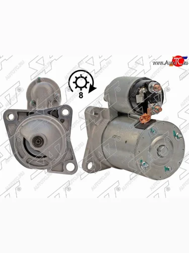 Стартер Kia Rio 00-05  Carens 02-06  Pride 90-11  Sephia 98-04 (0,9 kW Z=8) SAT ST-64-0061