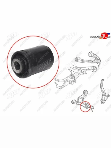 Сайлентблок Audi Q7 05-15  Volkswagen Touareg 02-18  Porsche Cayenne 02-10 SAT ST-7L0412333A