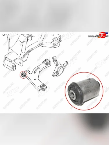 Сайлентблок Ford Escape 00-12  Maverick 93-07  Mazda Tribute 00-07 SAT ST-EC01-34-300H-SB