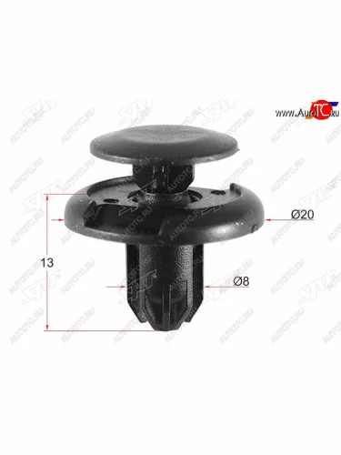 Клипса крепежная TOYOTALEXUS (1 шт.) SAT ST-KJ-2445