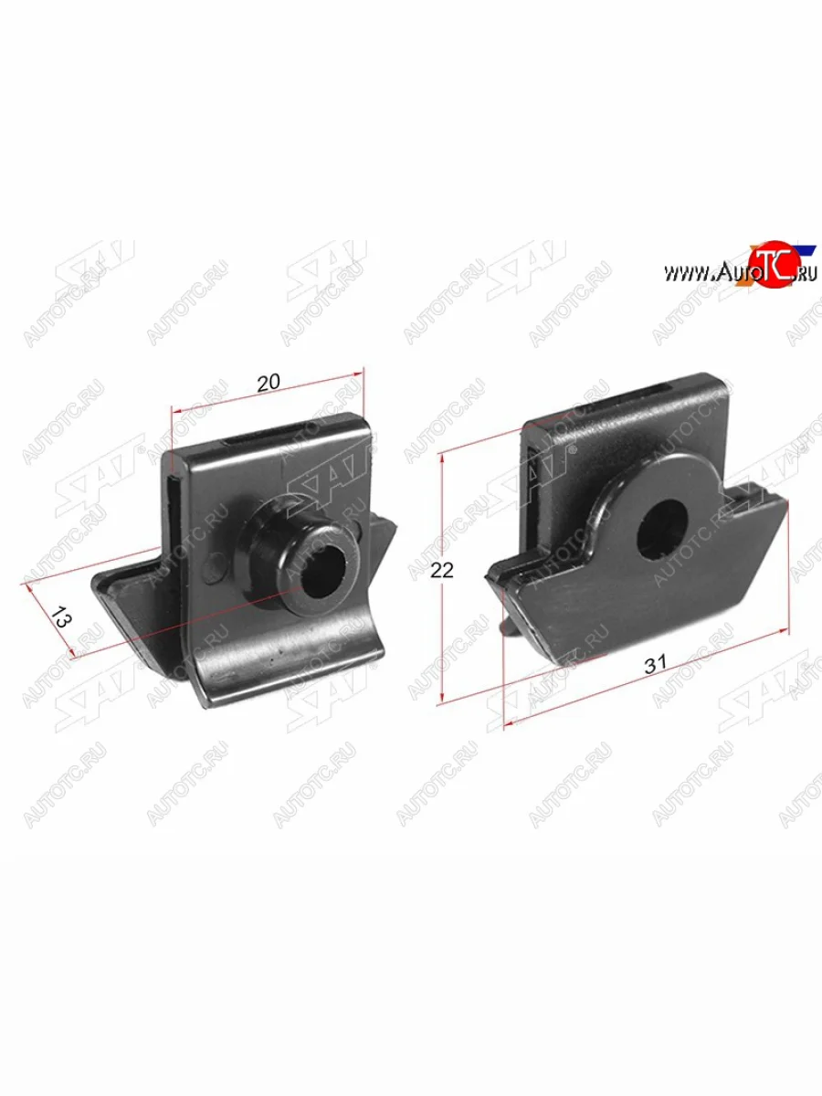 Клипса защиты бампера NISSAN (1 шт.)                                                                 SAT ST-KJ-627  в Самаре Самарской области