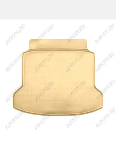 Коврик багажника (полиуретан) Norplast Unidec (бежевый) Changan UNI-V лифтбэк (2021-2025)