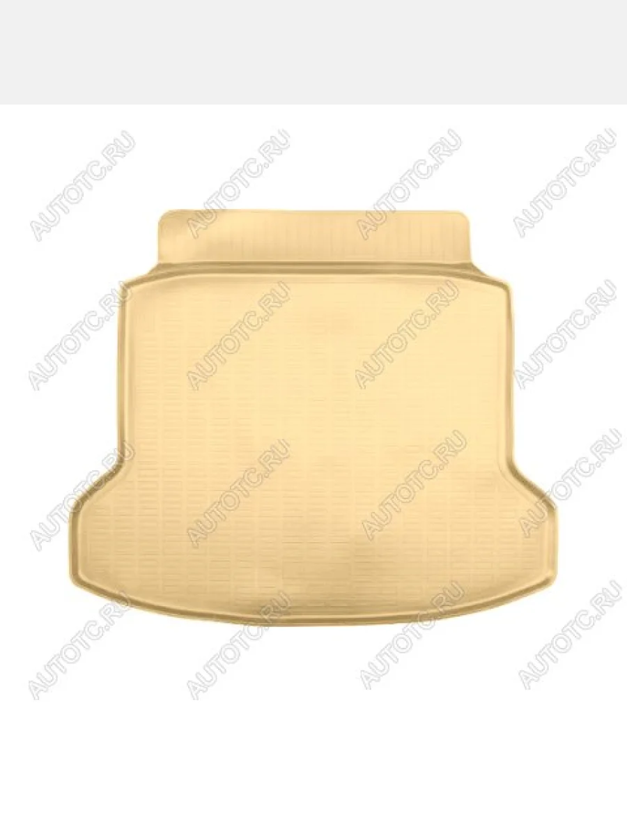 Коврик багажника (полиуретан) Norplast Unidec Changan UNI-V лифтбэк (2021-2025) (бежевый)  в Керчи Республика Крым
