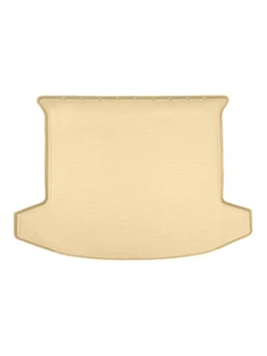 Коврик багажника (полиуретан, 5-7 мест) Norplast Unidec (бежевый) Jetour X70 (2023-2025) рестайлинг