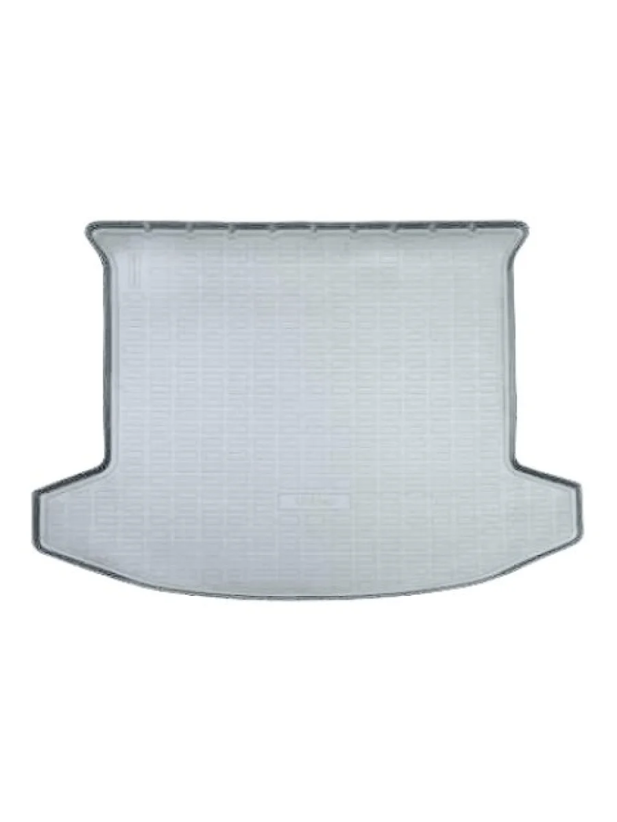 Коврик багажника (полиуретан, 5-7 мест) Norplast Unidec Jetour X70 рестайлинг (2023-2025) (серый)  с доставкой в г. Пермь