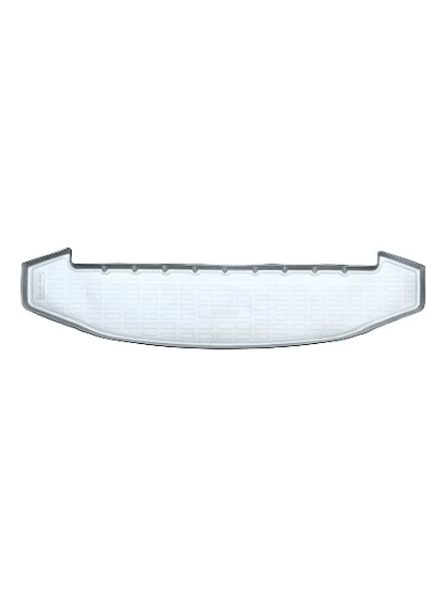 Коврик багажника (полиуретан, разложенный 3 ряд) Norplast Unidec Jetour X70 рестайлинг (2023-2025) (серый)  с доставкой в г. Пермь