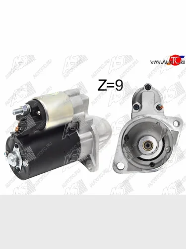 Стартер BMW 1-Series 04-13  3-Series 98-15  5-Series 03-17  6-Series 03-10 (1,2 kW Z=9)          AS-PL S0242