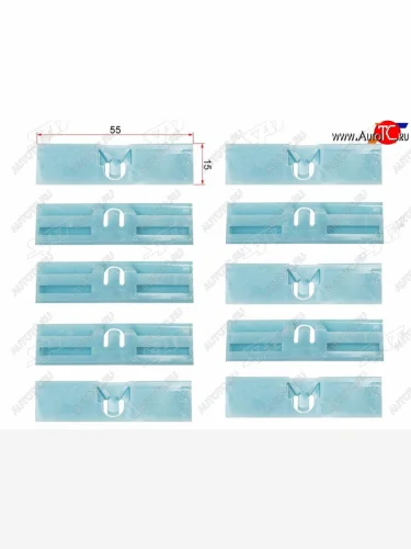 Клипсы (ком-т 10шт) молдинга лобового стекла TOYOTA LAND CRUISER PRADO 09-LEXUS GX460 09- SAT ST-12-0001