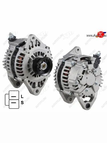 Генератор NISSAN PATHFINDER 3.5 00-04 VQ35BASSARAPRESAGE U30 2.4 12V 100A 98-01 KA24DE SAT ST-85-0037