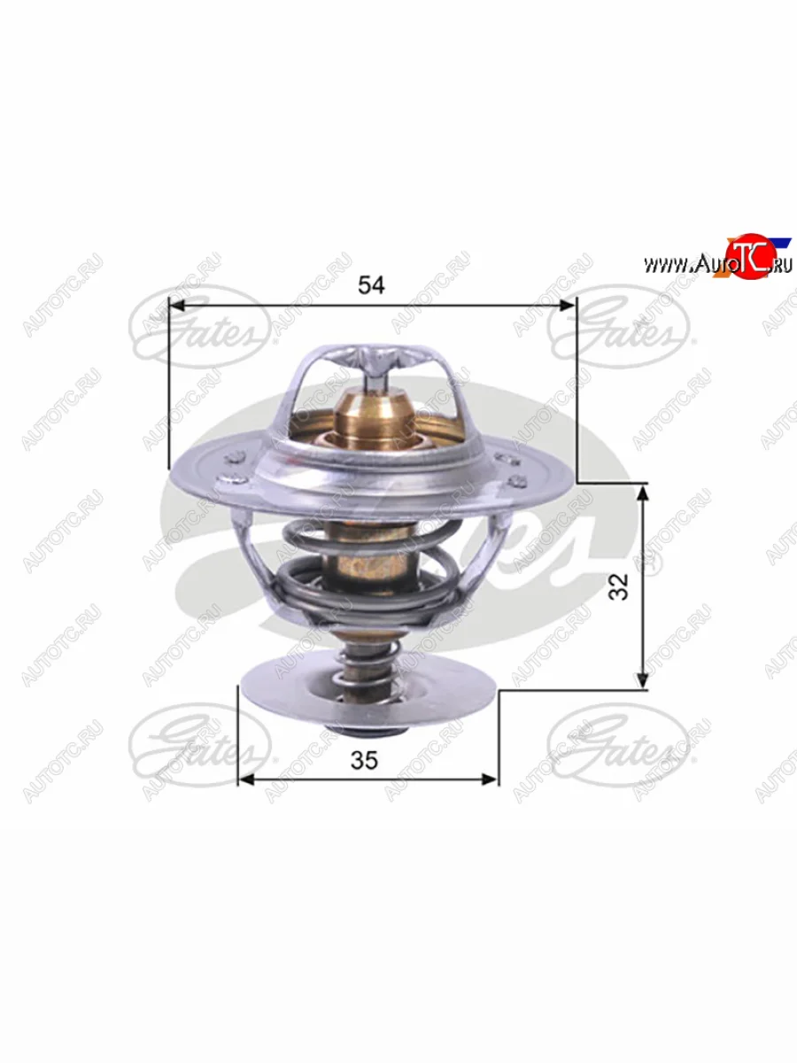 Термостат с прокладкой VOLVO 850S40S60S70S80XC70 B4204B4146B4148B5204B5234B5244 GATES TH11287G1  в Воронеже Воронежской области