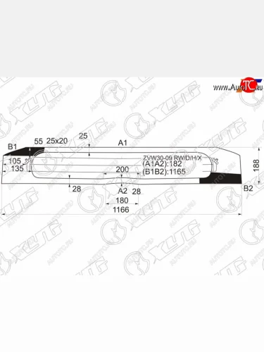 Стекло заднее (Цвет зеленый Обогрев нижняя часть) Toyota Prius (ZVW30) 09-16  Prius PHV 12-16 XYG ZVW30-09 RW/D/H/X