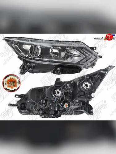 Фара Nissan Qashqai 17-22 (Справа) DEPO 215-11AKR-LDEM2