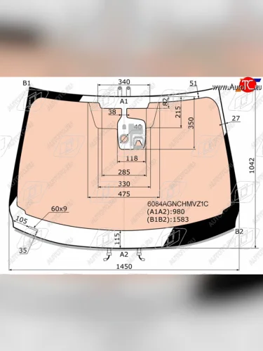 Стекло лобовое (обогрев полный, камера, датчик дождя, молдинг) FUYAO (зеленое) Nissan Qashqai 2 J11 дорестайлинг (2013-2019)