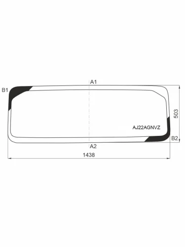 Стекло лобовое (Молдинг) Jeep Wrangler 17-22 FUYAO AJ22AGNVZ