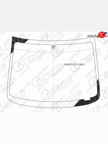 Стекло лобовое CHERY KIMO(S12) 5D HBK 07-15                                                          XYG CHERY-S12 LFW/X