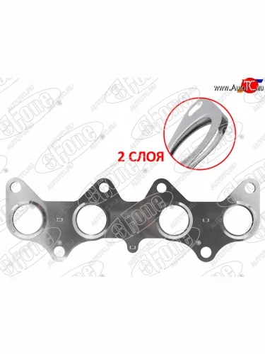 Прокладка выпускного коллектора TOYOTA COROLLACORSA 4E-FE 95- STONE JB-12472-F