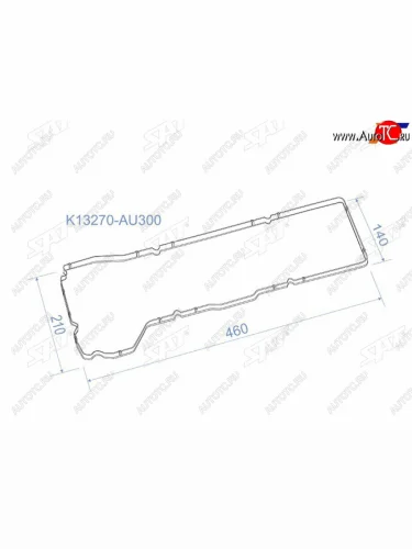 Прокладка клапанной крышки NS QG15DE, QG18DE, 02- Y11B15V10W11P12 SAT K13270-AU300