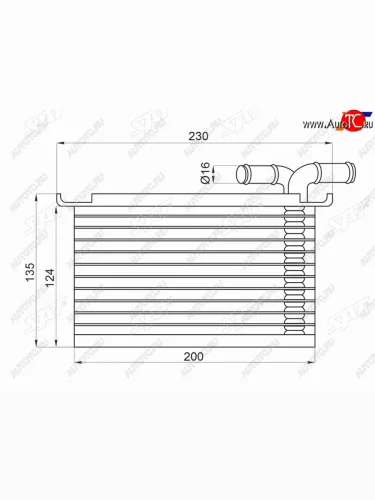 Интеркулер AUDI A1S1 10-A3S3 03-VOLKSWAGEN GOLF 08- SAT ST-03F145749B