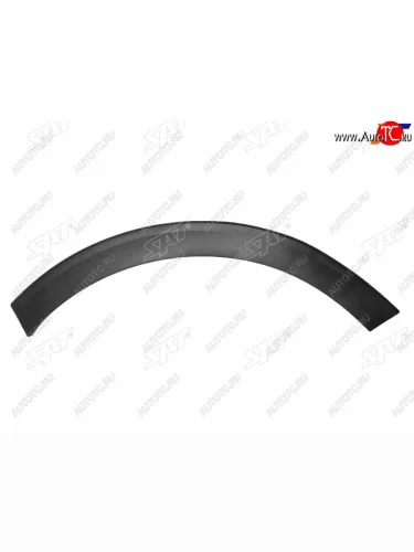 Левый задний молдинг арки крыла SAT (черный) Haval F7  дорестайлинг (2018-2022)