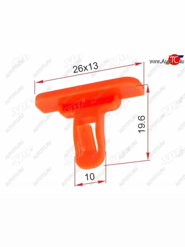 Клипса молдинга TOYOTA SAT ST-12-0009