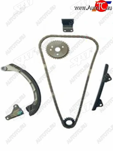 Комплект замены цепи ГРМ 2SZFE TOYOTA BELTA 05-RACTIS 05-VITZ 05- SAT ST-136-0005