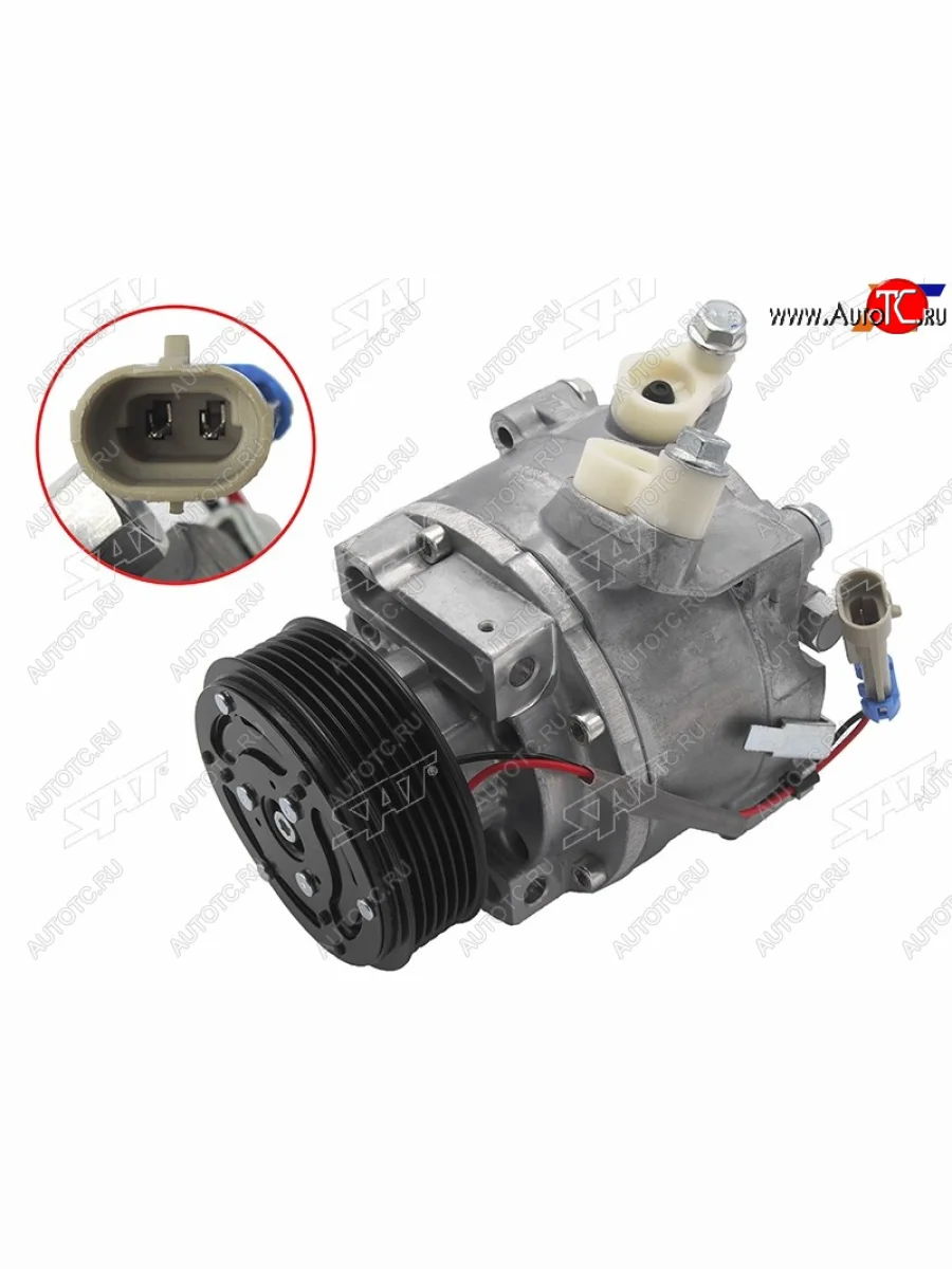 Компрессор кондиционера Chevrolet Aveo 11-15  Opel Mokka 12-19  Chevrolet Tracker 13-15  Opel Ada SAT ST-245-0007  в Самаре Самарской области