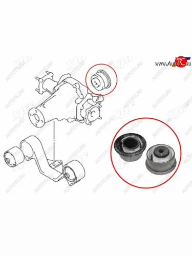 Сайлентблок Suzuki Escudo 05-08  Grand Vitara 05-16 SAT ST-27561-66J01