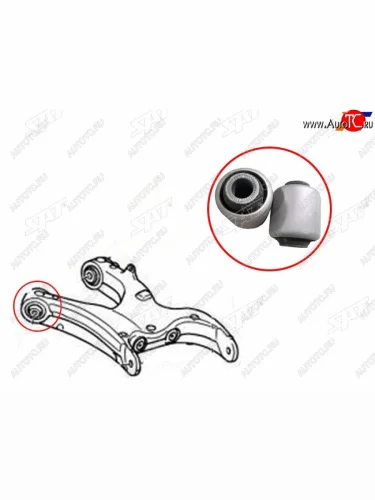 Сайлентблок BMW X5 06-18  X6 08-20 SAT ST-33326770952-B2