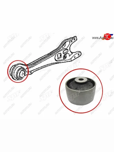 Сайлентблок Honda Accord 93-98  Odyssey 94-04  Stepwgn 96-05  Ascot 93-97 (Зад) SAT ST-52371-SV4-A01