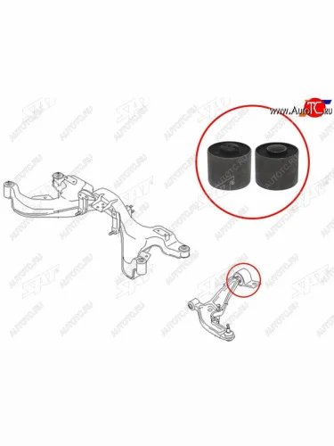 Сайлентблок Nissan Cefiro 98-03  Maxima 95-00 SAT ST-54570-2Y411B