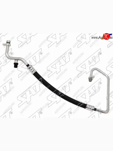 Трубка кондиционера RENAULT LOGAN 05-14(16КЛ) (от компрессора к радиатору) SAT ST-8200750975