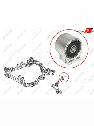 Сайлентблок Chevrolet Captiva 06-15  Opel Antara 06-15  Daewoo Winstorm 06-10 SAT ST-96819162-BR