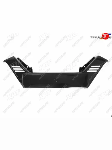 Передний молдинг бампера SAT (черный) Nissan Qashqai 2 J11 рестайлинг (2017-2022)