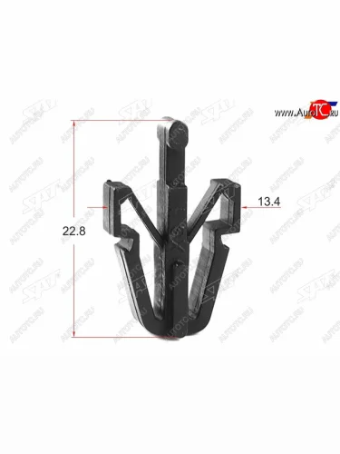 Клипса фиксатор TOYOTALEXUSISUZUMITSUBISHIHONDA (1 шт.) SAT ST-KJ-050