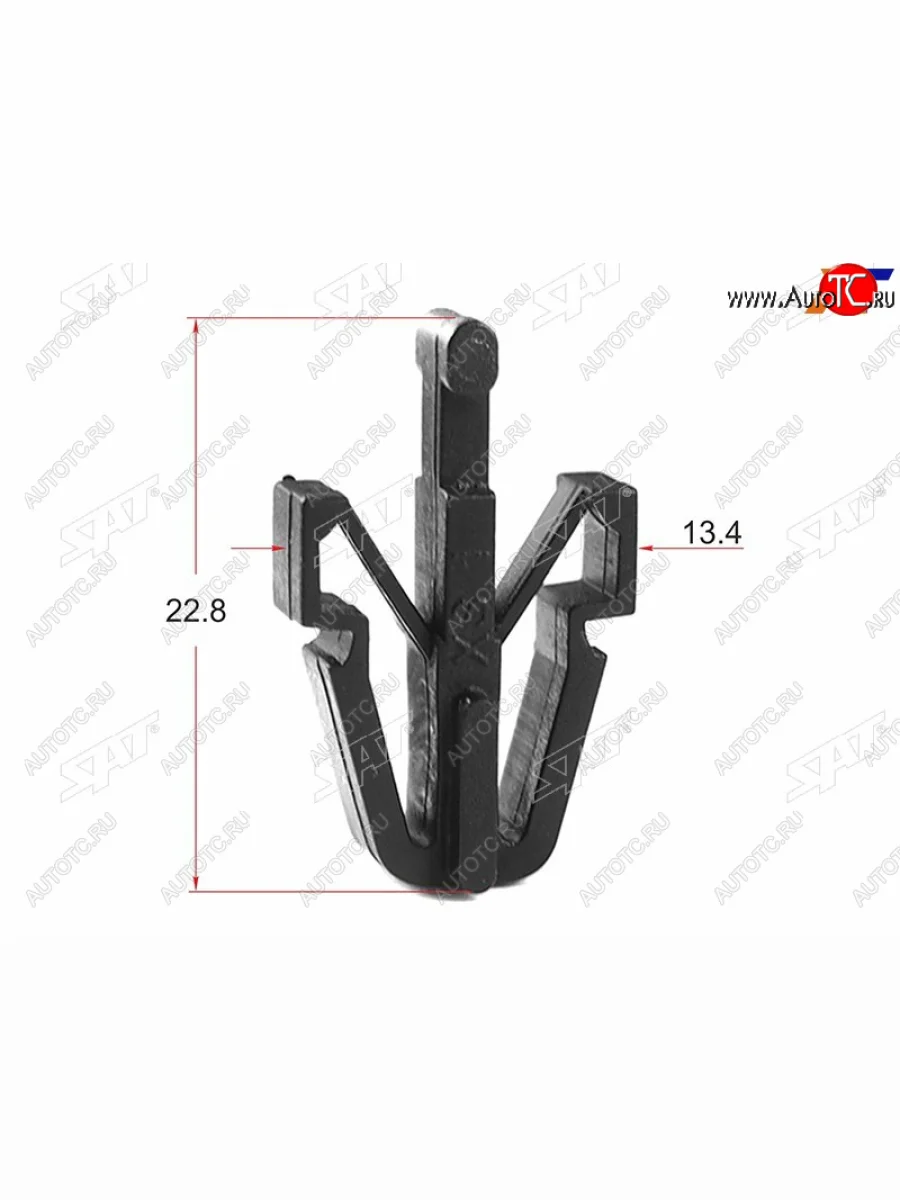 Клипса фиксатор TOYOTALEXUSISUZUMITSUBISHIHONDA (1 шт.) SAT ST-KJ-050  в Самаре Самарской области