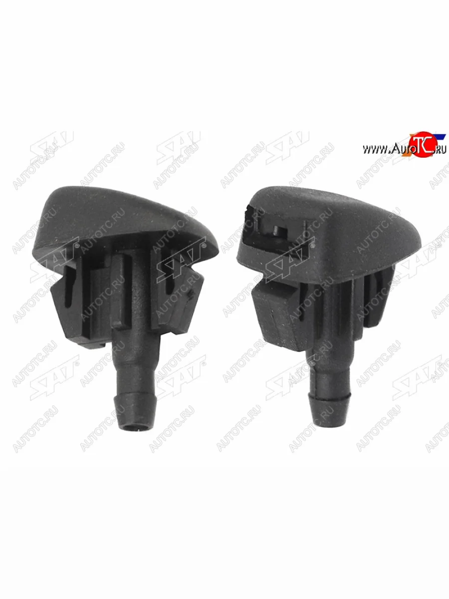 Форсунка омывателя лобового стекла Mazda 3 03-09  6 07-12  CX-7 06-12  CX-9 07-15 (Веерная) SAT ST-L206-67-510  в Воронеже Воронежской области