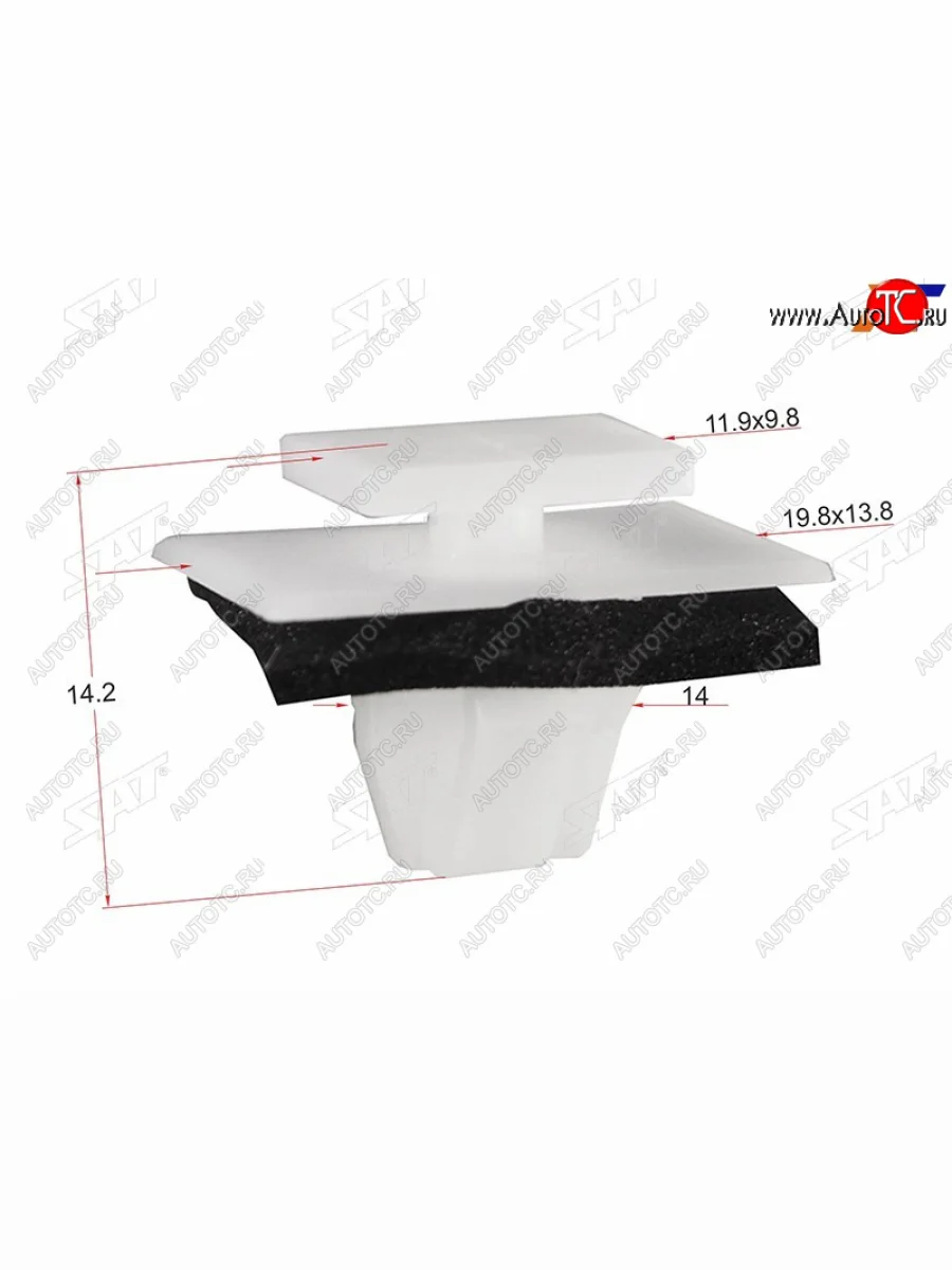 Клипса молдинга кузова HYUIDAIKIA (1 шт.) SAT ST-M11310  в Самаре Самарской области