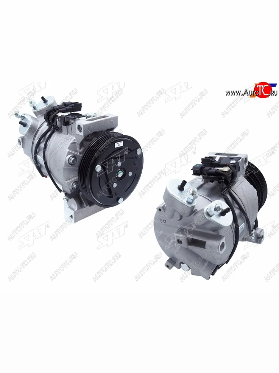 Компрессор кондиционера Ford Mondeo 07-15  Volvo XC60 08-17  Ford S-MAX 06-15  Volvo S80 06-16  SAT ST-VL08-396-0  в Самаре Самарской области