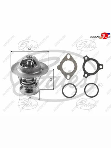Термостат с прокладкой CITROEN JUMPERFORD TRANSITPEUGEOT BOXER GATES TH26988G1
