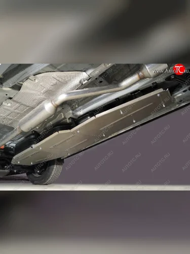 Защита бака и адсорбера (алюминий) 4мм (комплект из 3-х частей) Changan CS75 plus 2WD 1.5Т 2023-